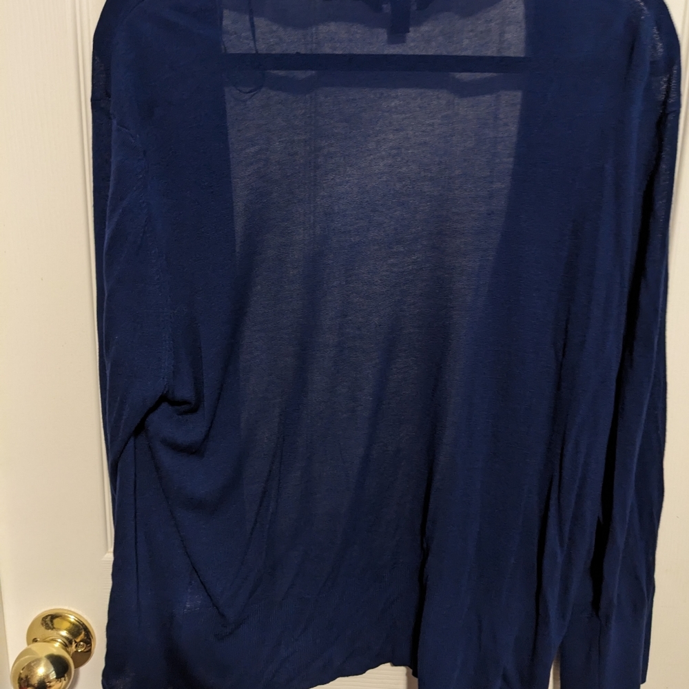 Simply Vera Wang XXL Blue Cardigan